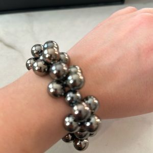 Stretch bracelet in dark gray